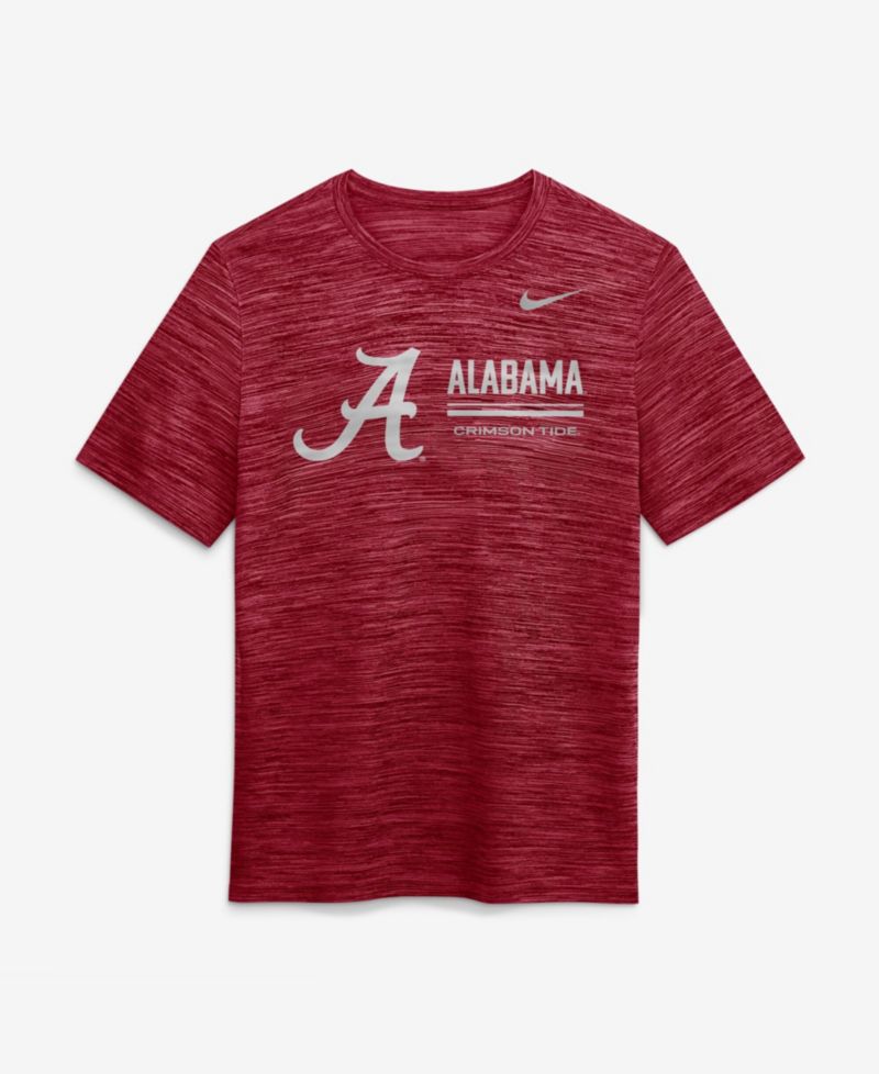 Men's Crimson Alabama Crimson Tide Sideline Velocity Dri-FIT T-Shirt