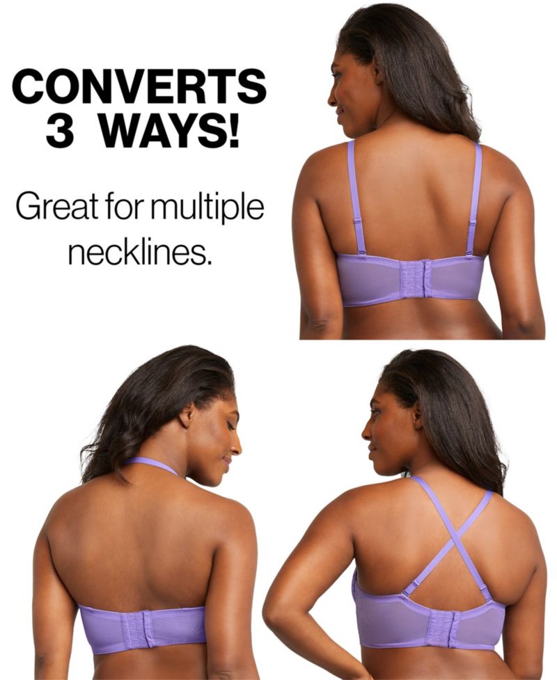 Women's Pure Comfort Lace & Mesh Longline Wireless Bralette DM1188
