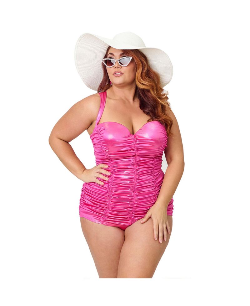 Plus Size Mansfield Halter One Piece Swimsuit