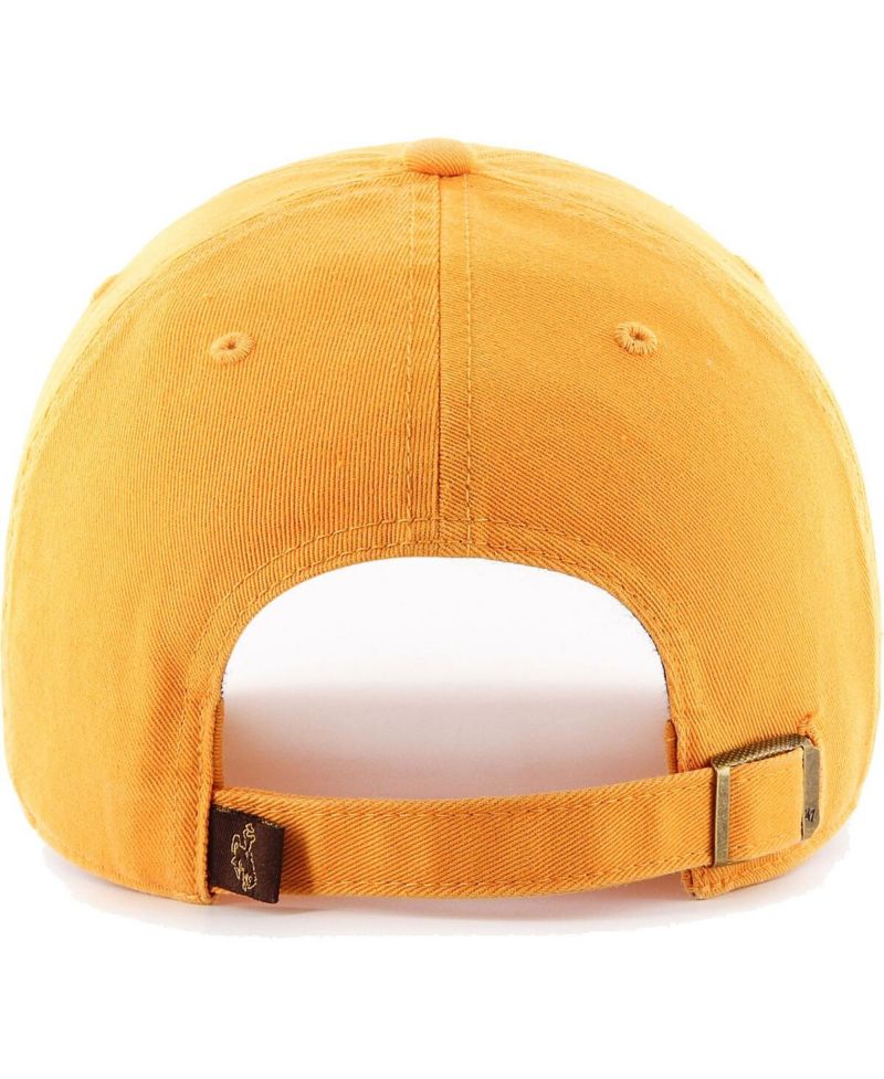 Men's Gold Wyoming Cowboys Vintage Clean Up Adjustable Hat