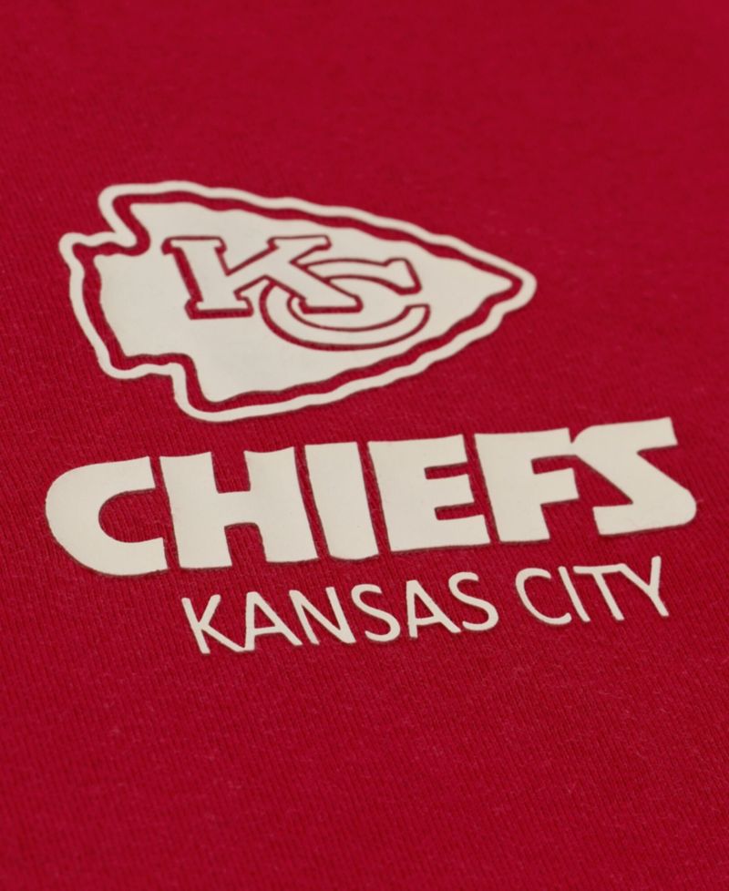 Men's Scarlet Kansas City Chiefs Core Essentials Micro Logo T-Shirt
