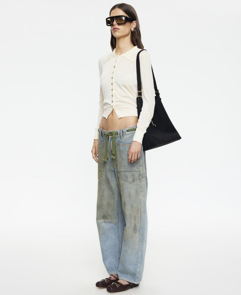 Women's Rush Hour Tie-Front Side Jeans
