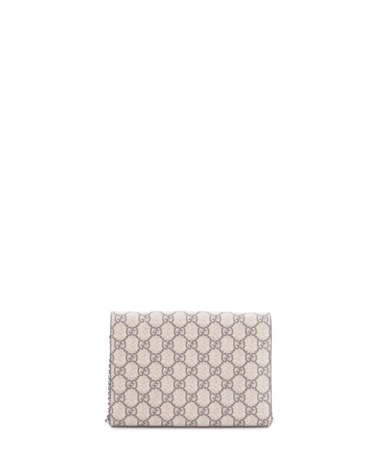 Small Dionysus Chain Wallet GG Coated Canvas