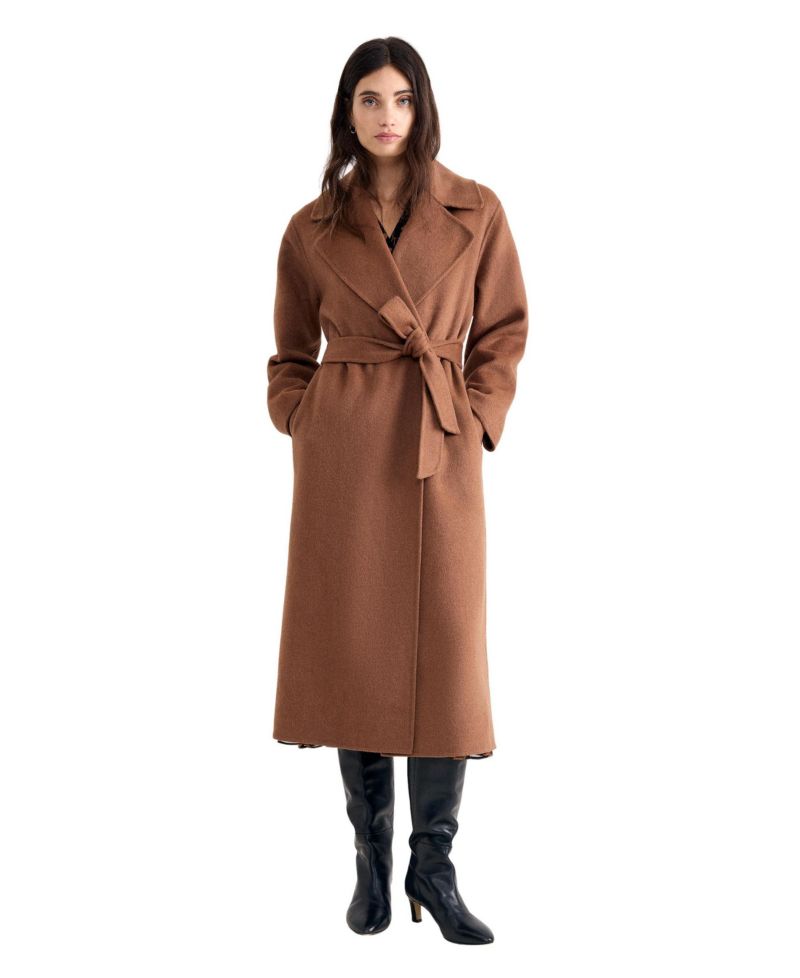 Women's Darcy Double-Face Belted Wrap Coat