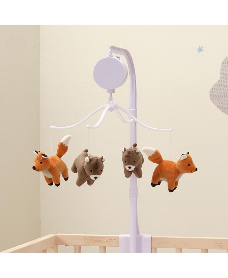 Sleepytime Musical Velour Crib Mobile