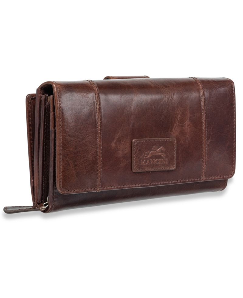 Casablanca Collection RFID Secure Ladies Clutch Wallet