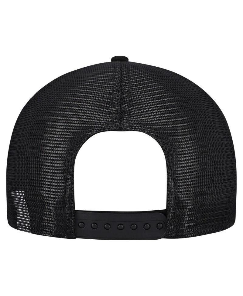 Men's Gray/Black Pittsburgh Steelers Cork Split Panel 9FIFTY Trucker Snapback Hat