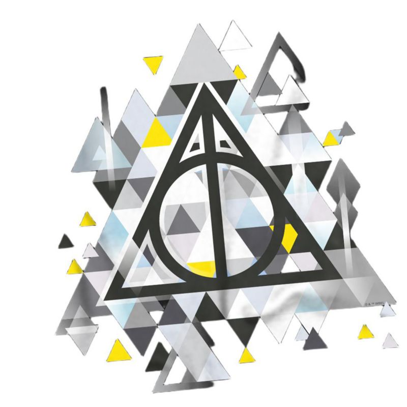 Men's Geometrical Deathly Hallows T Shirt