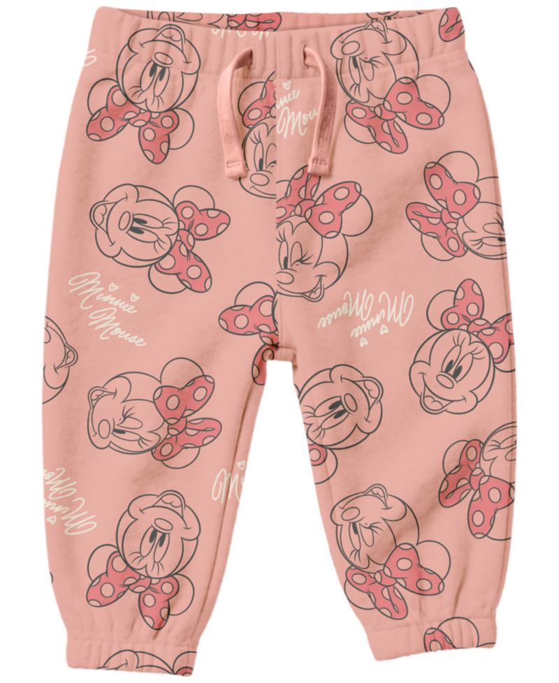 Baby Girls' Minnie Mouse Allover Print Sweatshirt and Joggers Set, 2-Piece Set