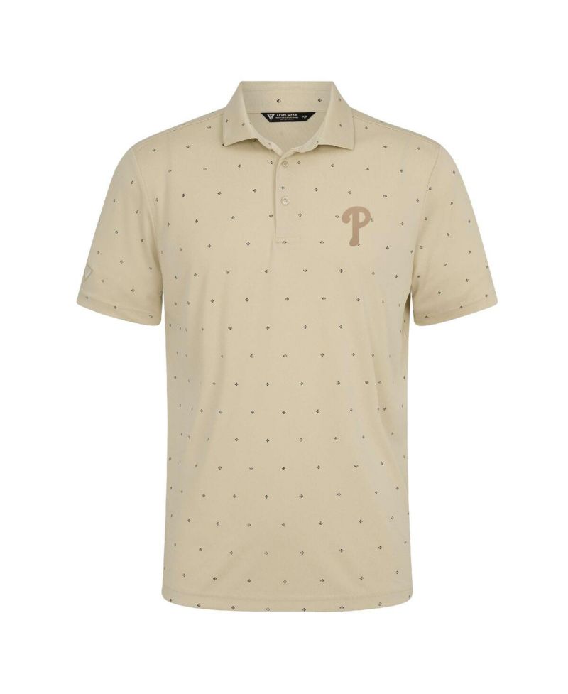 Men's Cream Philadelphia Phillies Vision Polo Shirt