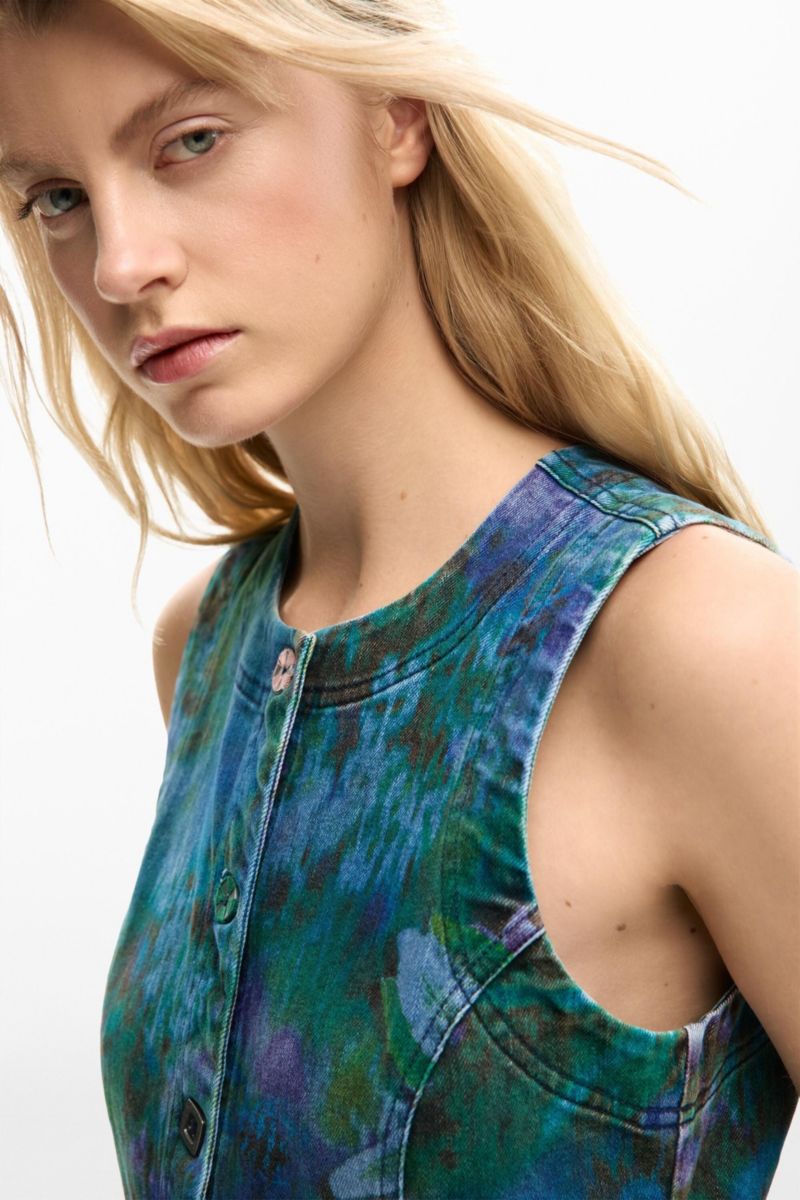 Women's Denim garden dress