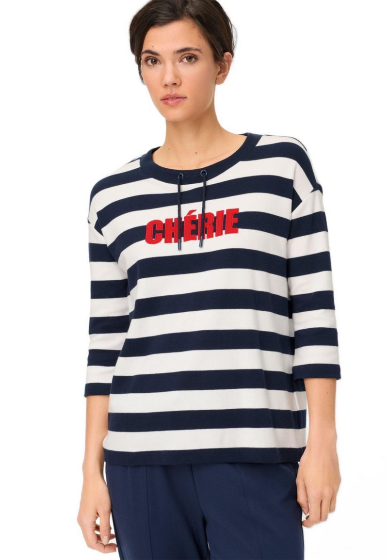 Women's Cherie Embroidered Jersey Knit Top
