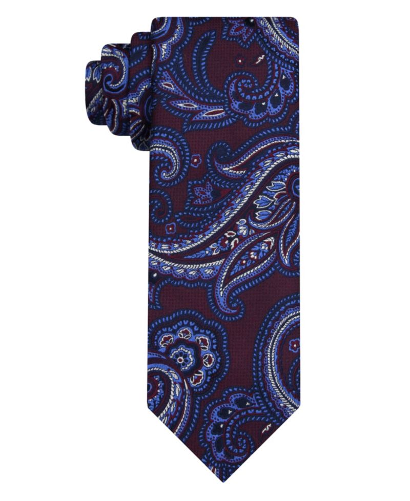 Men's Textured Paisley Classic Tie