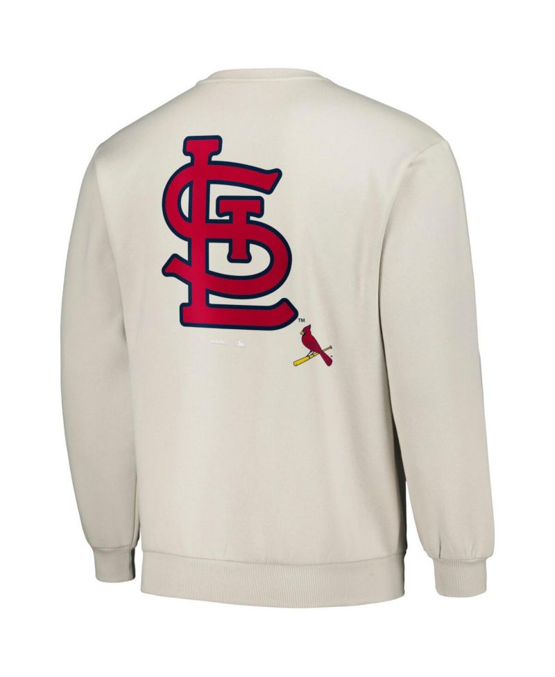 Men's Gray St. Louis Cardinals Ballpark Pullover Sweatshirt