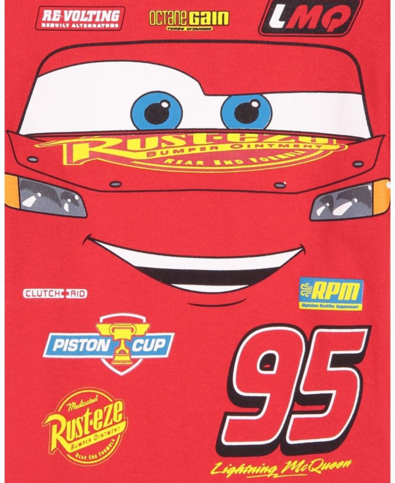 Big Boys (5-12) Lightning McQueen Racing 2-Piece T-Shirt and Shorts Set