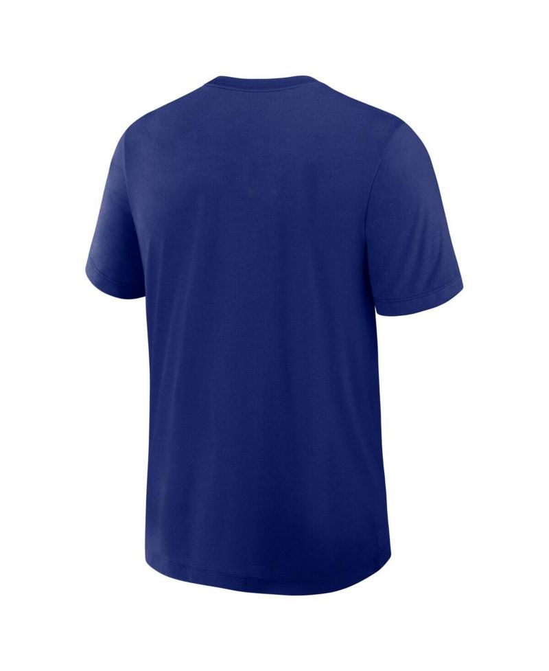 Men's Royal Los Angeles Dodgers Authentic Collection Early Work Tri-Blend Dri-FIT T-Shirt
