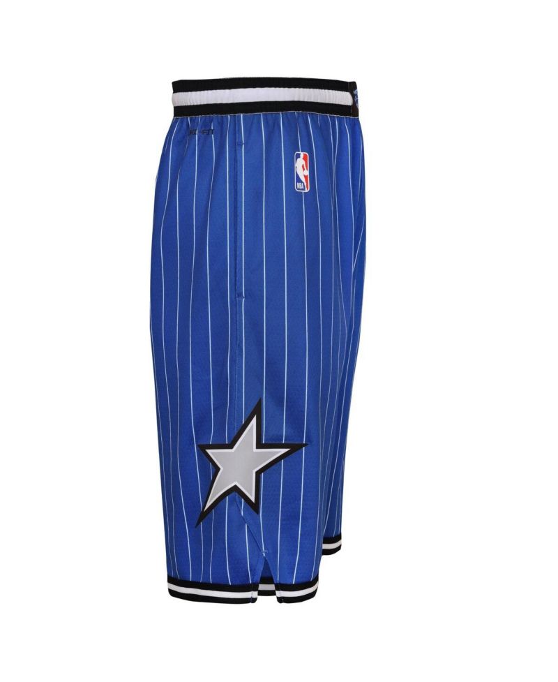 Big Boys and Girls Royal Orlando Magic Icon Edition Swingman Shorts