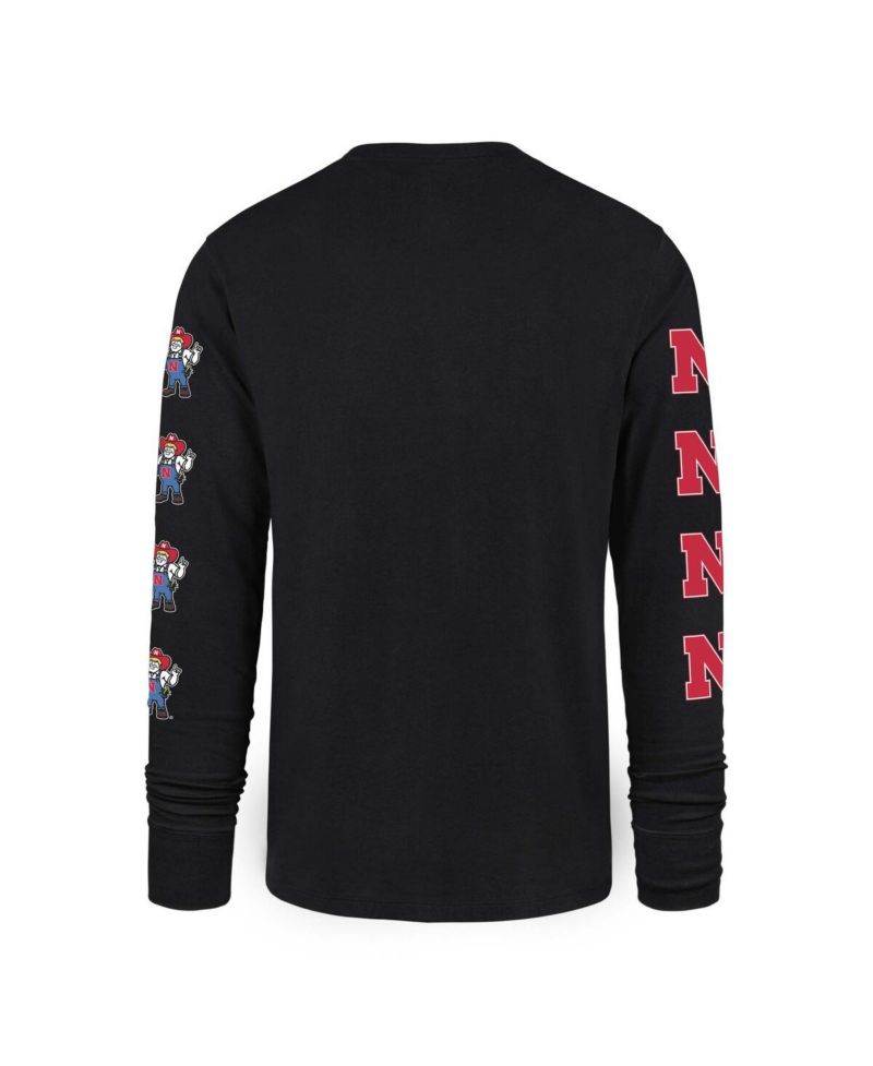 Men's Black Nebraska Huskers Go Big Long Sleeve T-Shirt