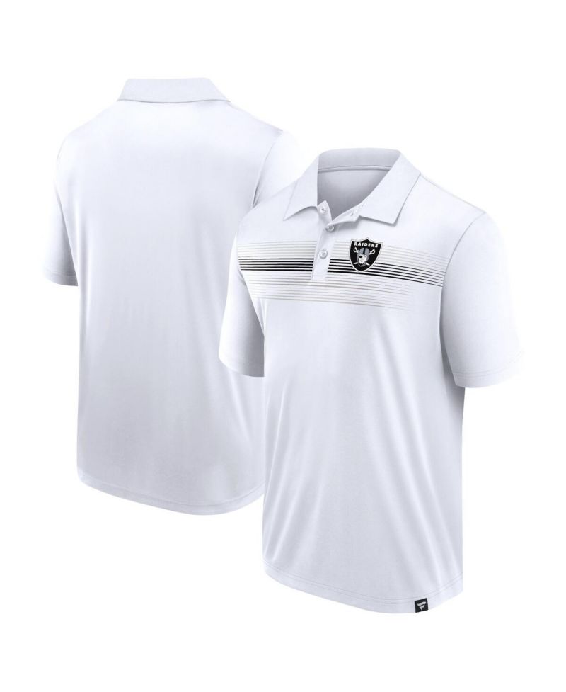 Men's White Las Vegas Raiders Victory For Us Interlock Polo Shirt