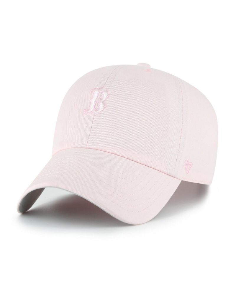 Men's and Women's Light Pink Boston Red Sox Pastel Clean Up Adjustable Hat
