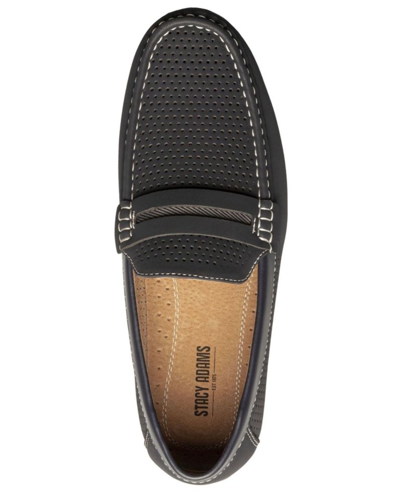 Men's Corby Moccasin Toe Saddle Slip-on Loafer