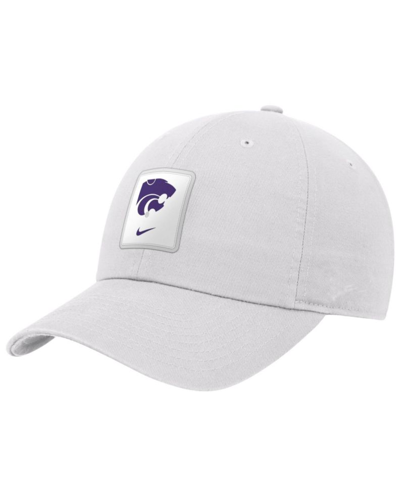 Men's White Kansas State Wildcats 2026 On-Field Club Adjustable Hat