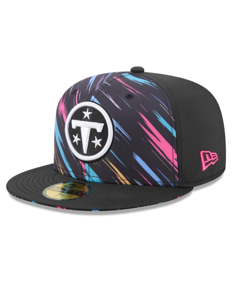 Men's Black Tennessee Titans 2026 NFL Cruical Catch 59FIFTY Fitted Hat