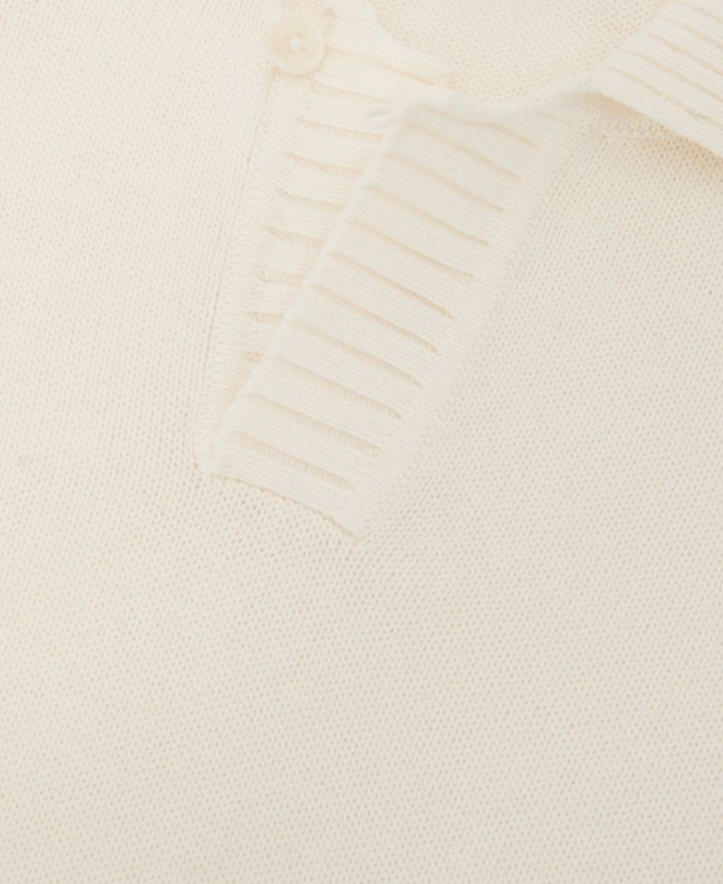 Men's Ashdown Cotton Regular-Fit Open-Collar Polo Jumper
