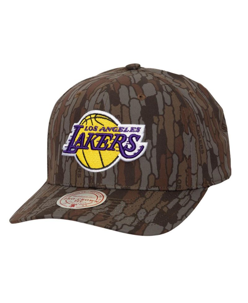 Men's Camo Los Angeles Lakers Hidden Pro-Crown Adjustable Hat