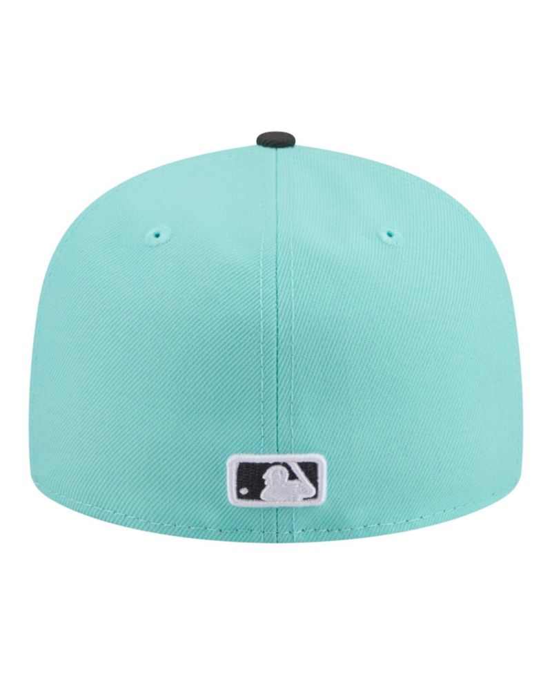 Men's Turquoise/Charcoal San Francisco Giants Two-Tone Color Pack 59FIFTY Fitted Hat