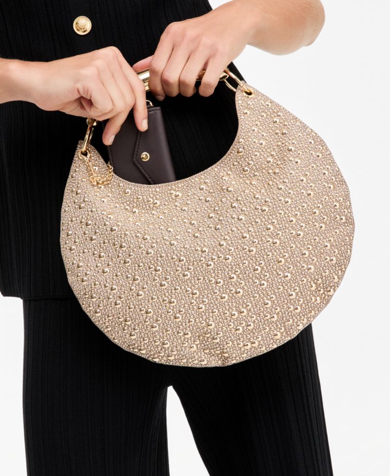 Eedenn Bloom Studded Hobo Bag