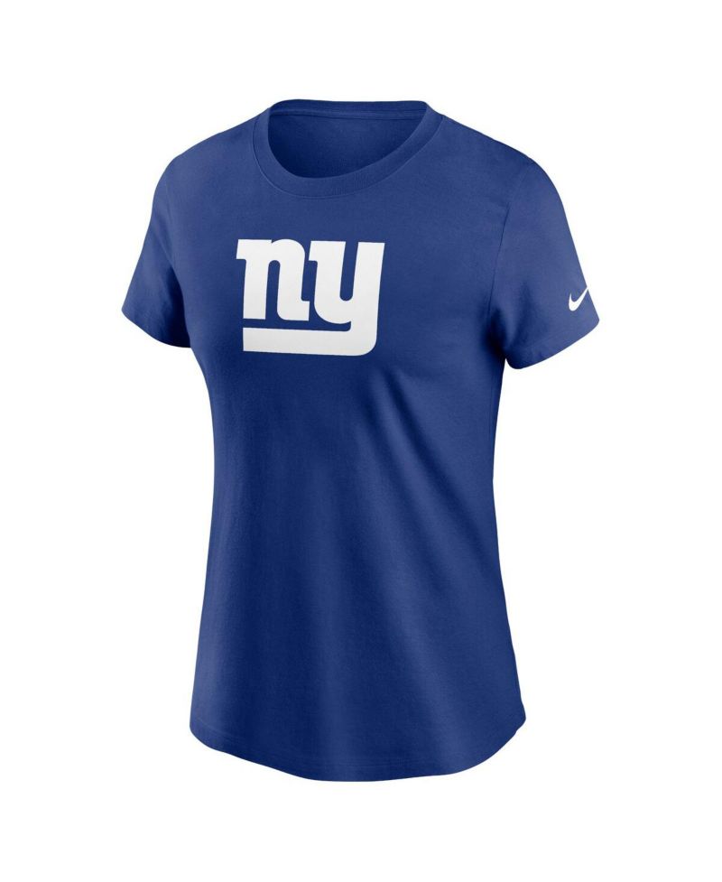 Women's Royal New York Giants Primary Logo T-Shirt