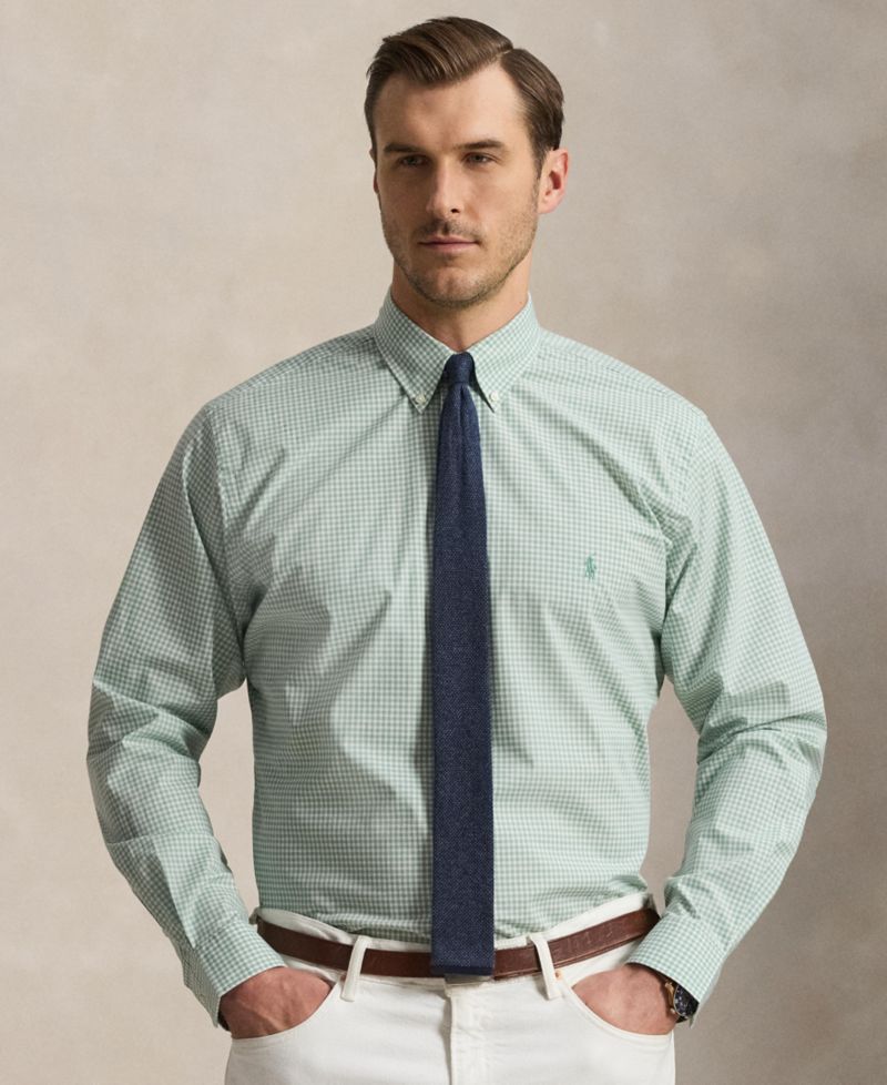 Men's Big & Tall Poplin Sport Shirt