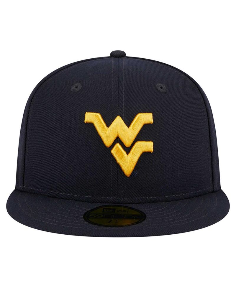Men's Navy West Virginia Mountaineers 59FIFTY Fitted Hat