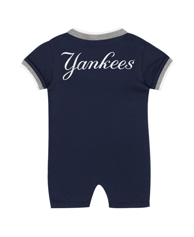Baby Boys and Girls Navy New York Yankees Pinch Coverall