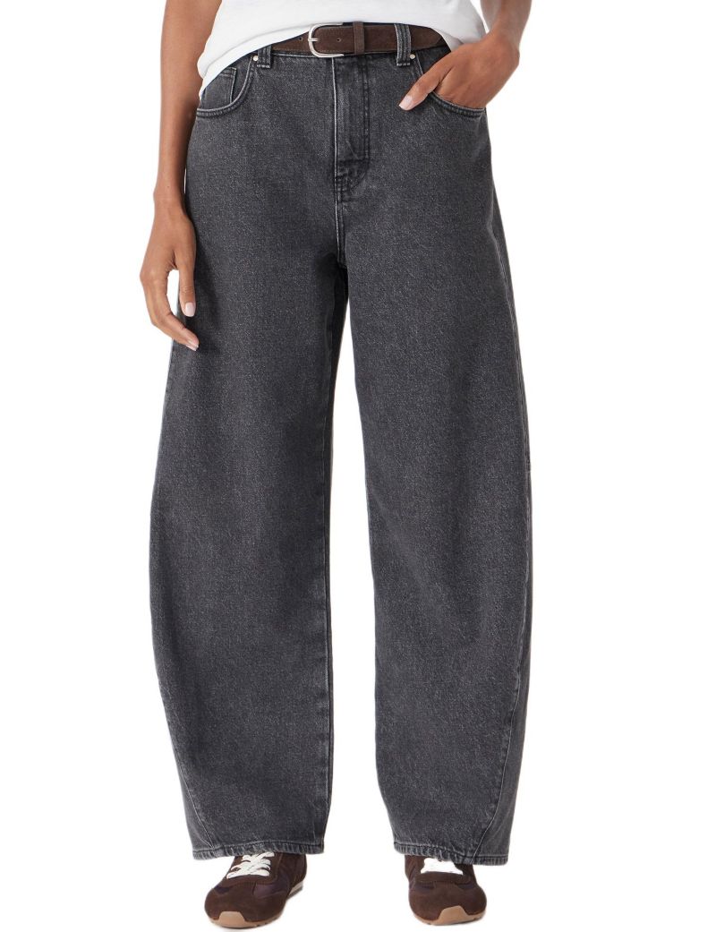 Women's Bree Horseshoe Barrel Leg Jeans
