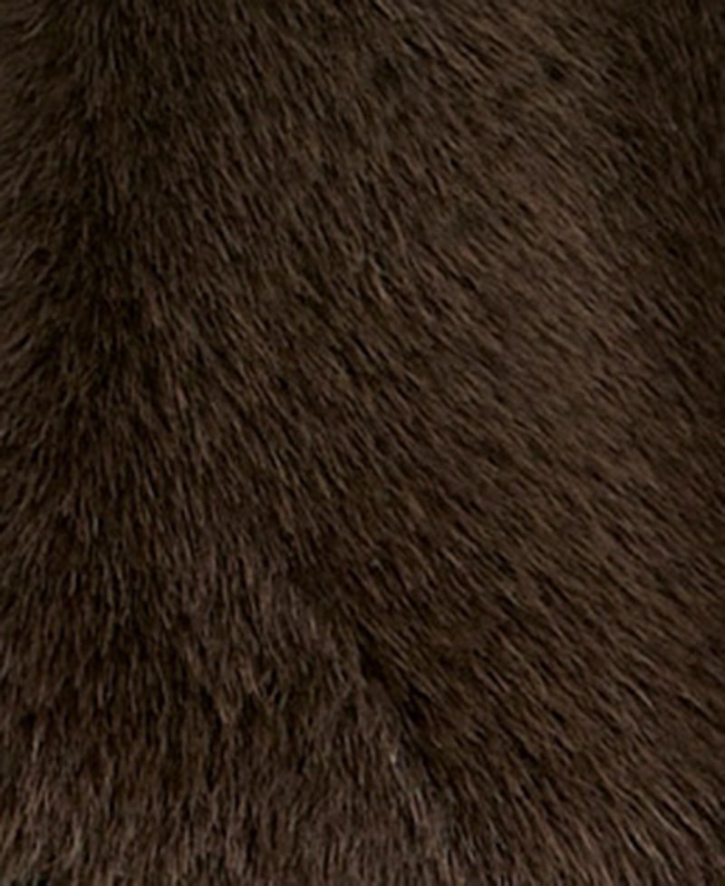 Juniors' Faux Fur Long-Sleeve Cropped Jacket
