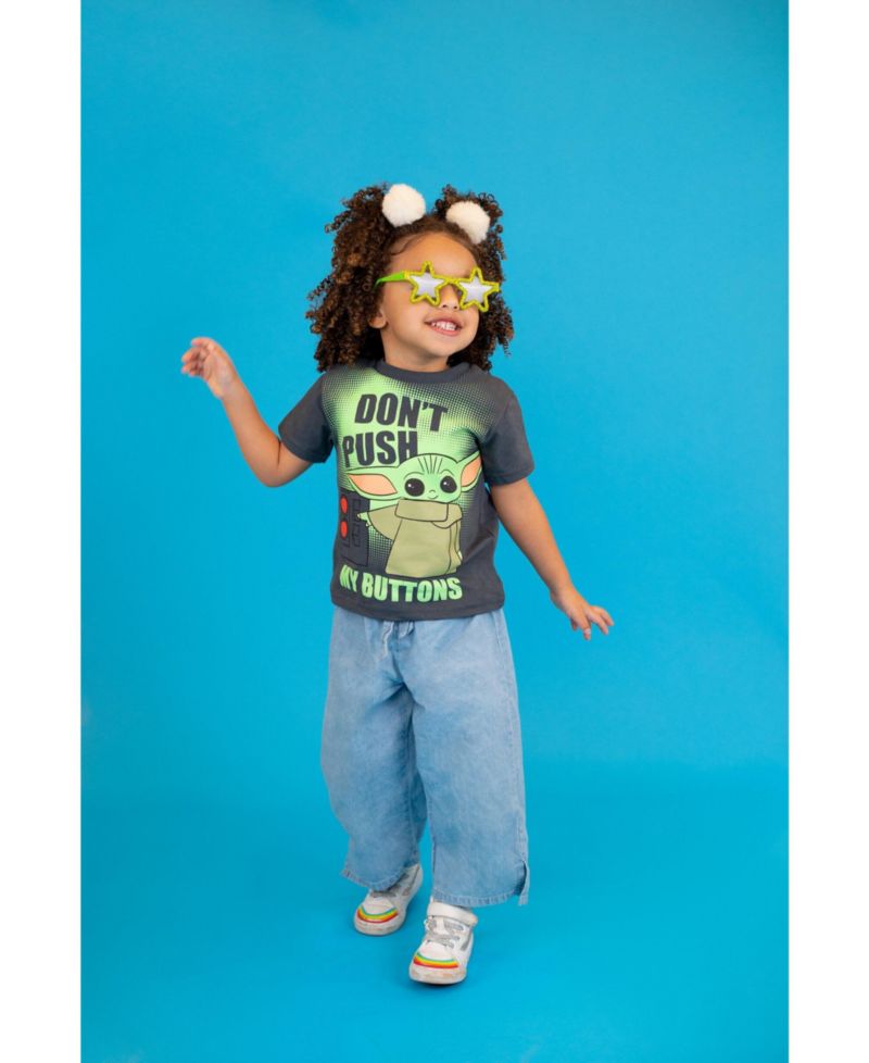 Toddler Boys (2T-5T) Yoda T-Shirt and Mesh Shorts Outfit Set