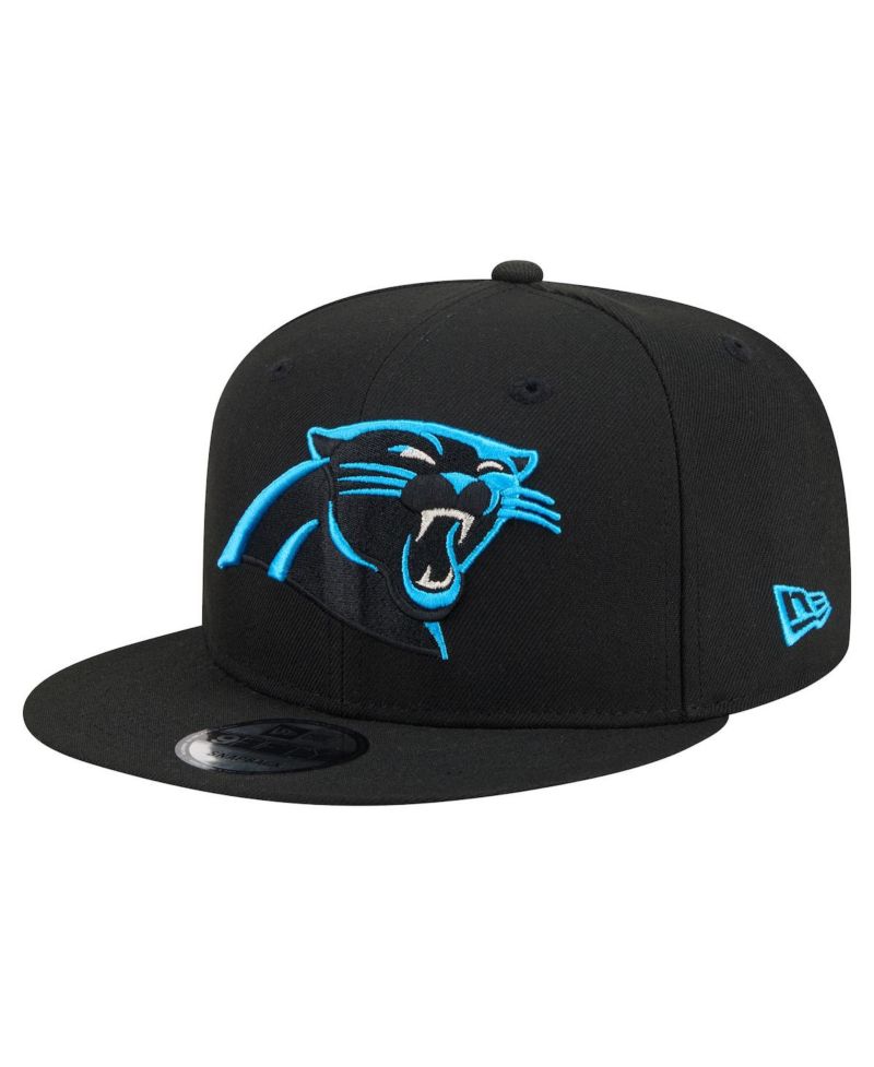Men's Black Carolina Panthers 9FIFTY Snapback Hat