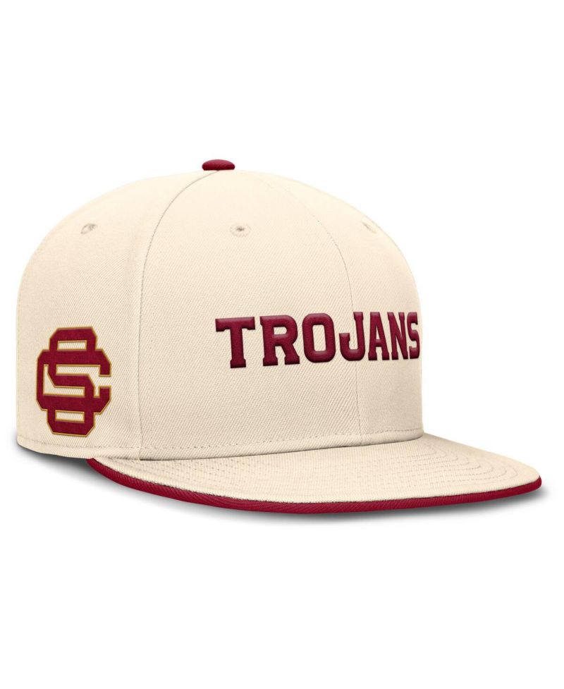 Men's Natural USC Trojans Primetime True Performance Fitted Hat