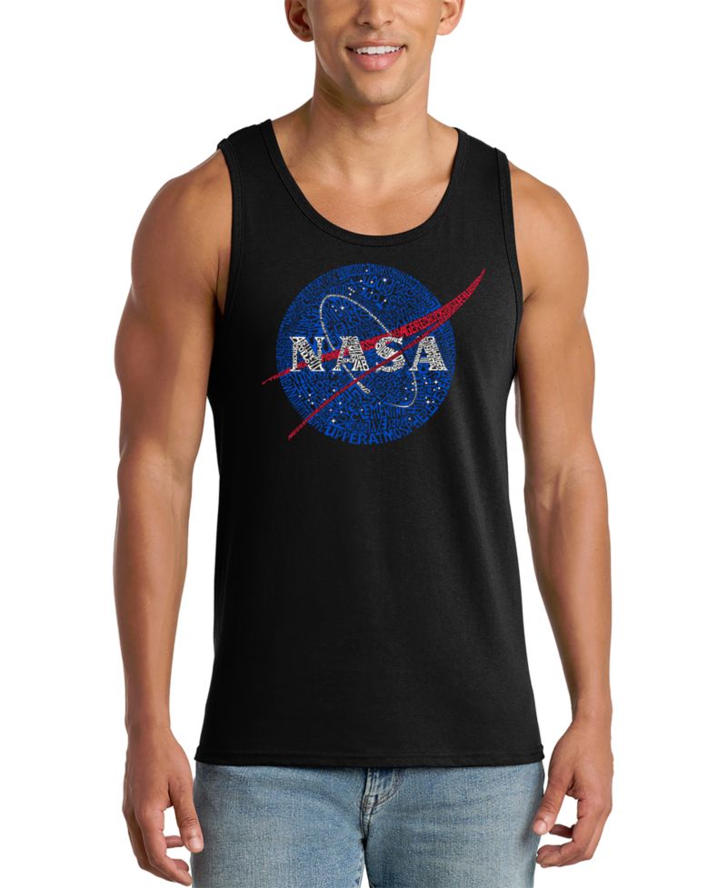 Men's NASA Insignia Meatball Logo Graphic Tank Top