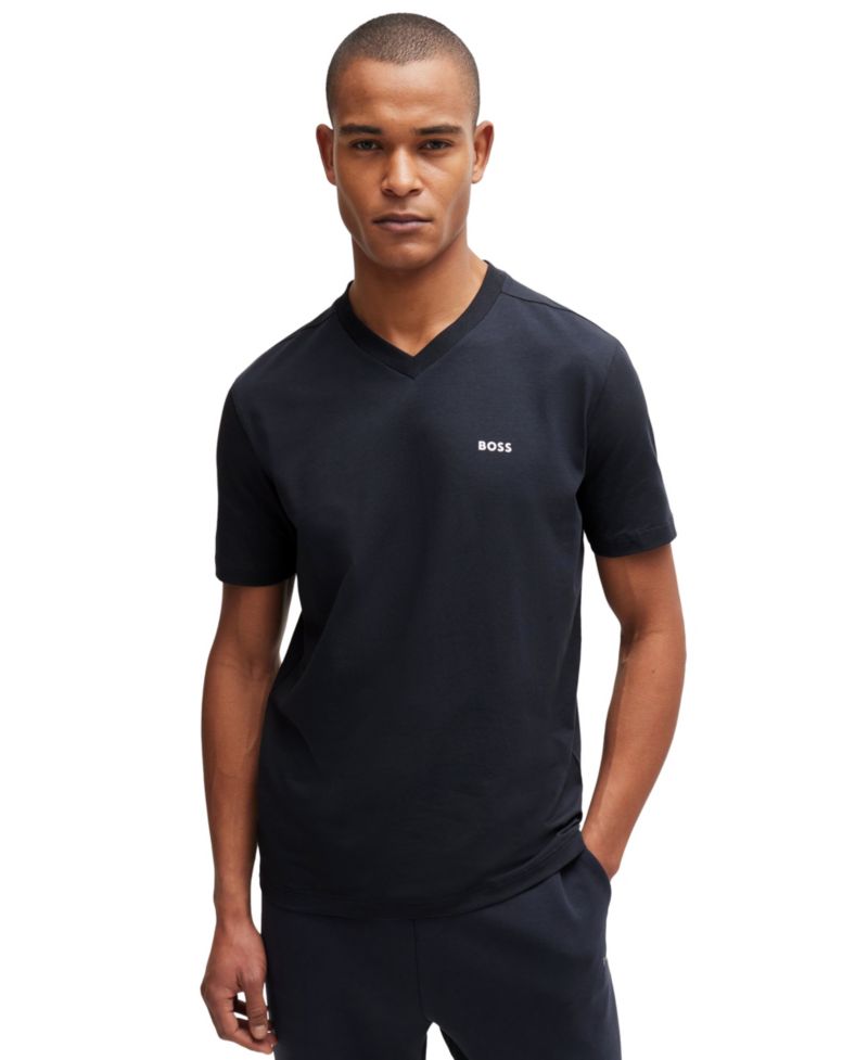 Men's Contrast Logo Regular-Fit T-Shirt