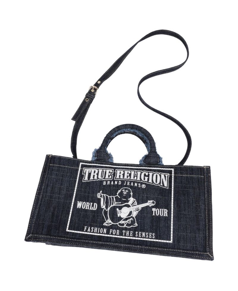 Multi-Strap Denim Shoulder Bag