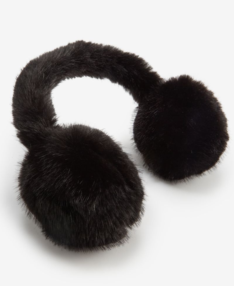 Women's Classic Full Faux-Fur Tipped Earmuffs