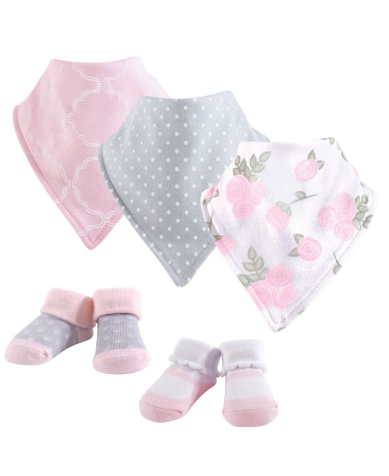 Cotton Bib and Sock Set