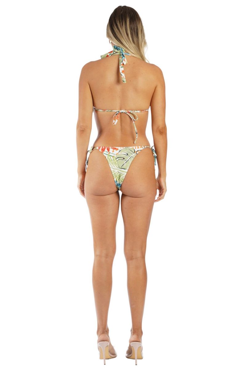 Women's Tropical Halter Bikini Set - Luxury Resort Wear Swimwear