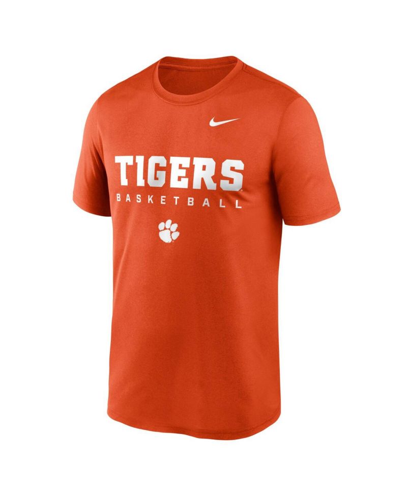 Men's Orange Clemson Tigers 2025 Courtside Basketball Legend Dri-FIT T-Shirt