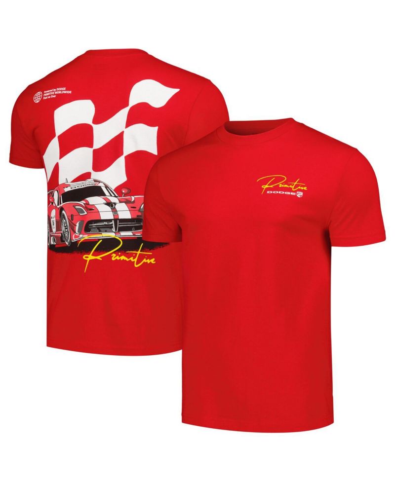 Men's and Women's Red Dodge Powered T-Shirt