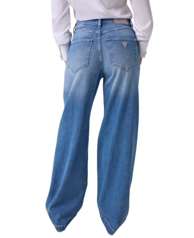 Women's Bellagio High-Rise Wide-Leg Stretch Denim Jeans