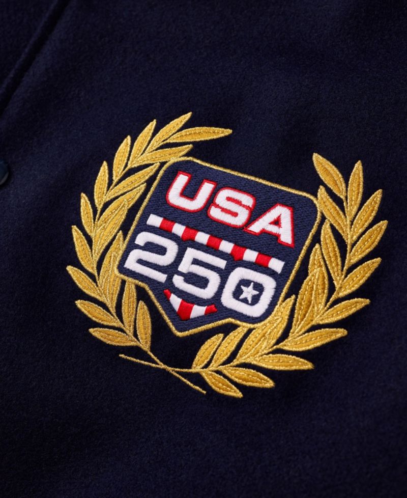 Men's Navy USA 250 Limited Edition Iconic Full-Snap Jacket